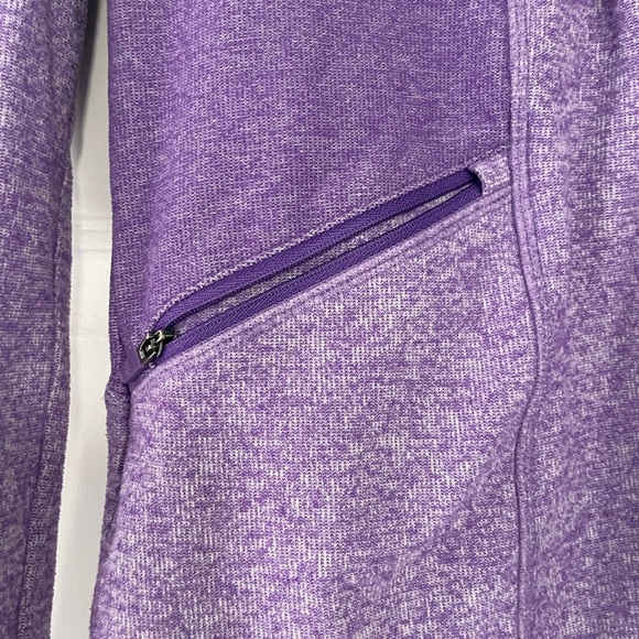 Athleta Purple Quarter-Zip Pullover, size XS - Picture 3 of 7